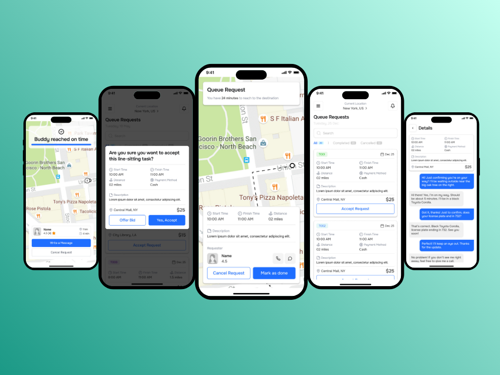 YQBuddy — Line-Standing & Task Service App